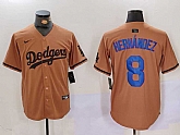 Men's Los Angeles Dodgers #8 Kike Hernandez Olive Cool Base Limited Stitched Jersey,baseball caps,new era cap wholesale,wholesale hats
